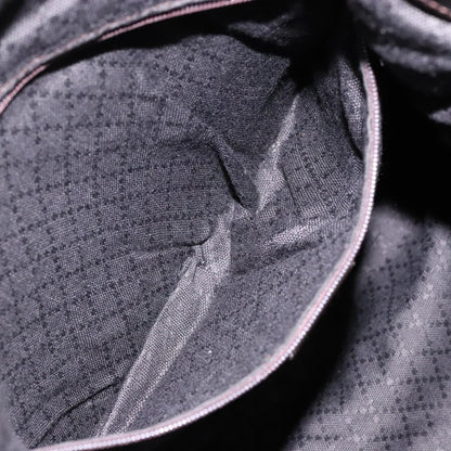 Gucci Vintage Bamboo Shoulder Bag Nylon, BROWN, NYLON, Shoulder bag