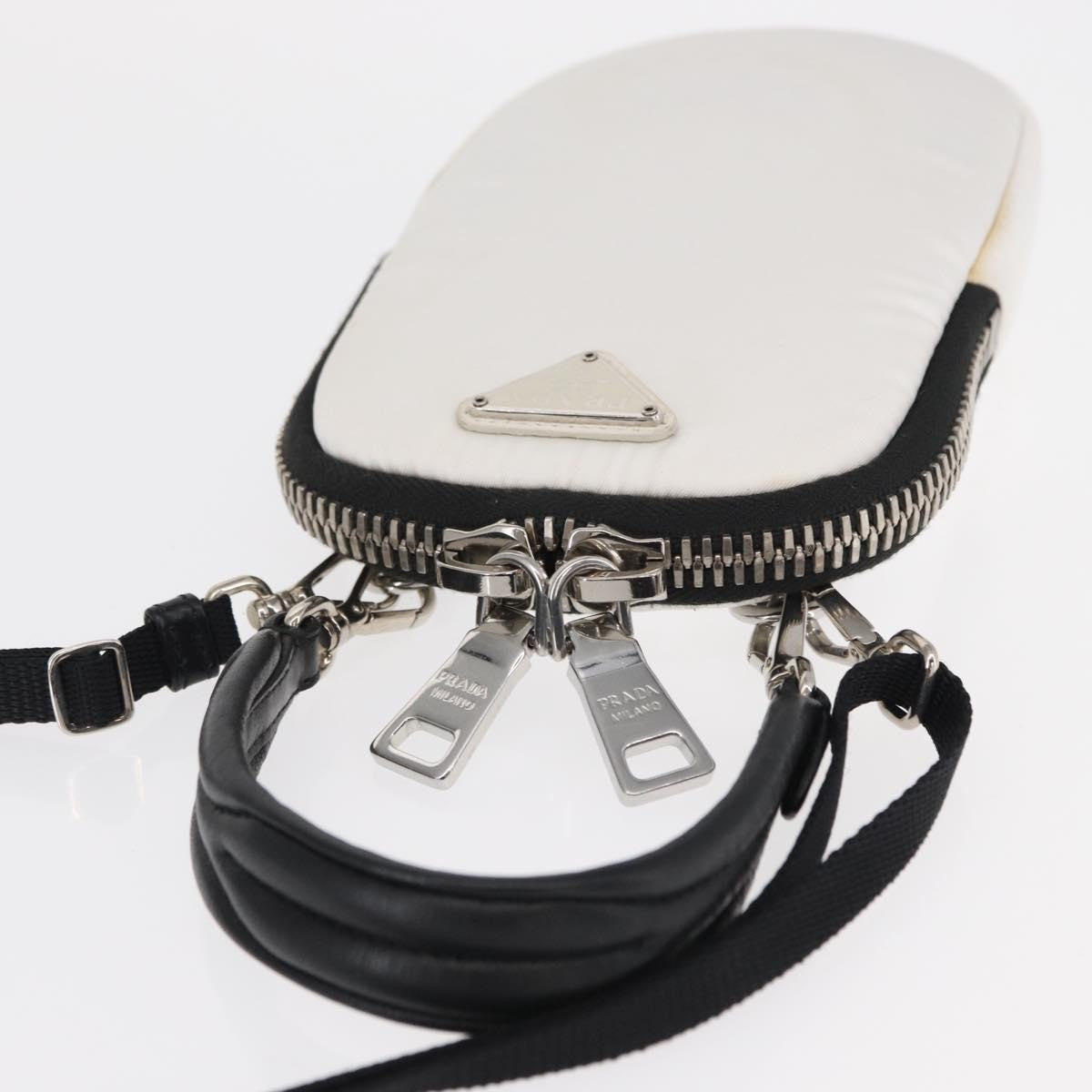 Prada Cargo Phone Holder Crossbody Bag Tessuto, WHITE, NYLON, Shoulder bag