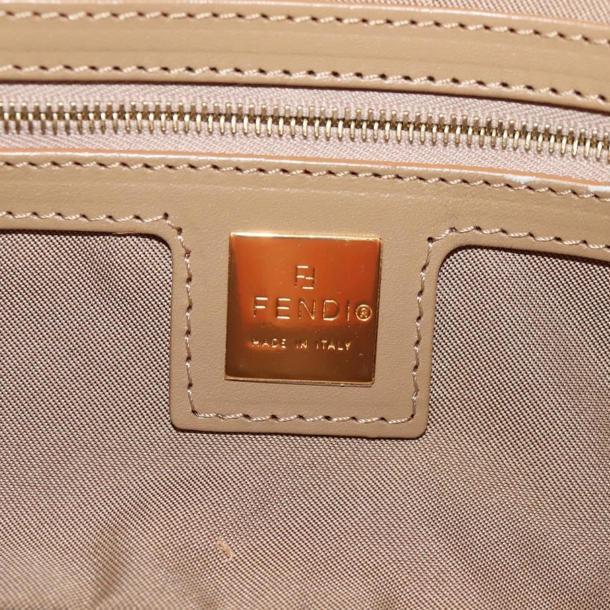 Fendi Mamma baguette Canvas, ORANGE, CANVAS, Shoulder bag