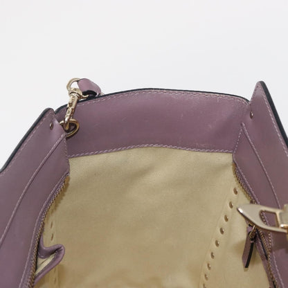 Valentino Garavani Rockstud Tote Rigid Leather, PURPLE, LEATHER, Handbag