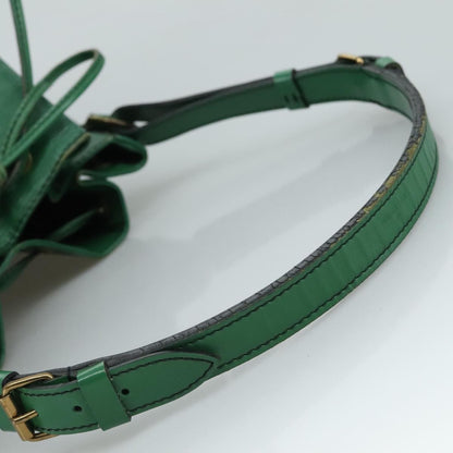 Louis Vuitton Petit Noe Handbag Epi Leather, GREEN, LEATHER, Shoulder bag