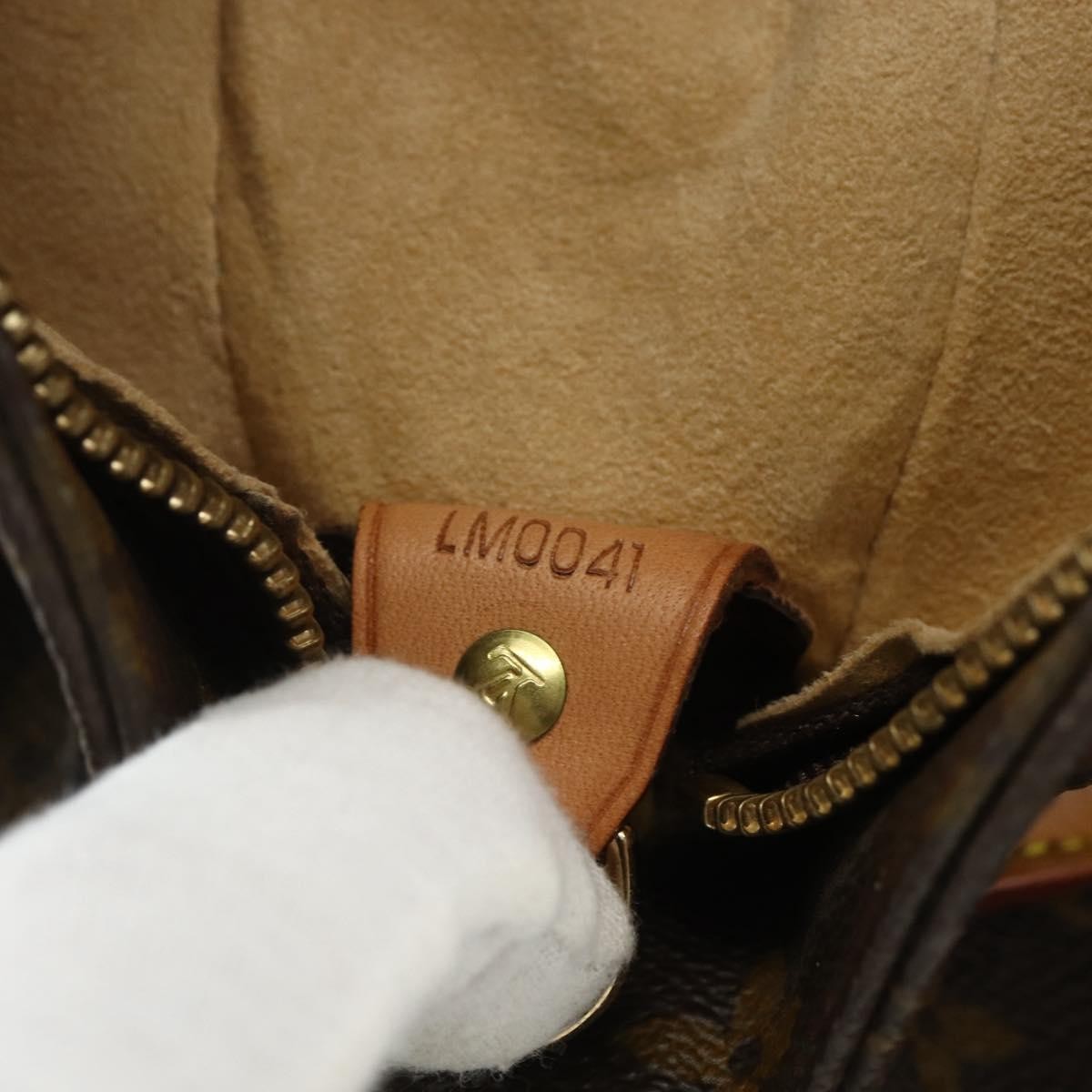 Louis Vuitton Looping Handbag Monogram Canvas, BROWN, CANVAS, Shoulder bag