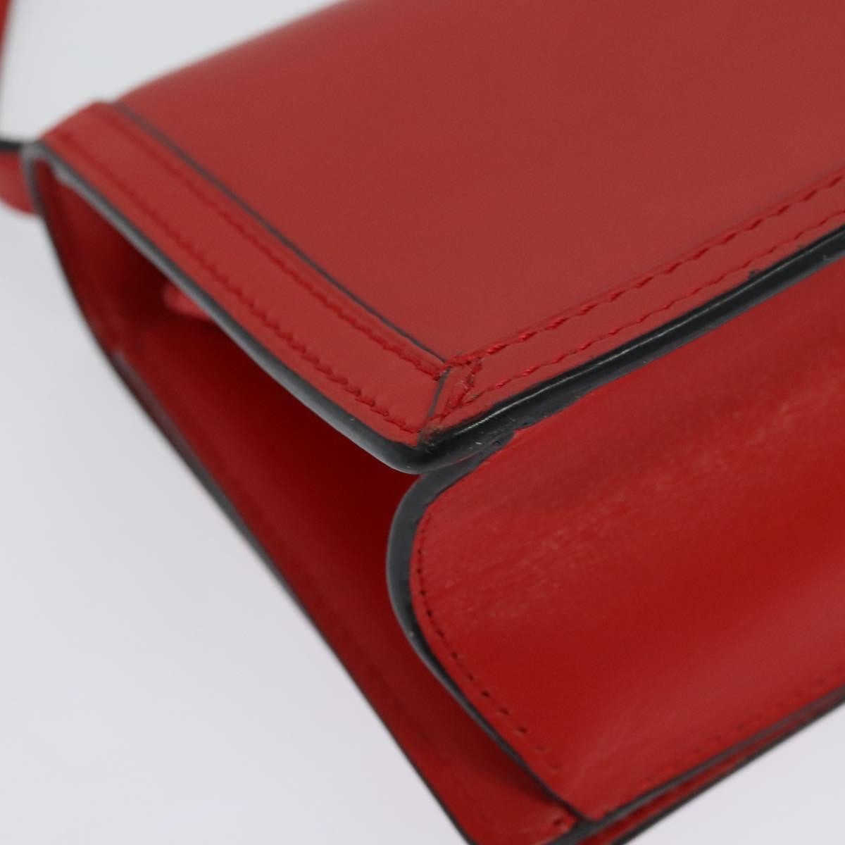 Loewe Barcelona Shoulder Bag Leather, RED, LEATHER, Shoulder bag