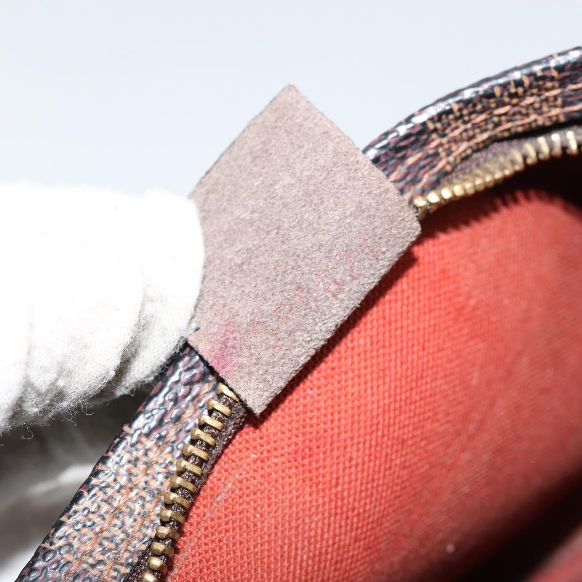 Louis Vuitton Trousse Make Up Bag Damier Canvas, BROWN, CANVAS, Clutche & pouche