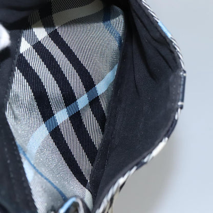 Burberry Nova Check Blue Label Nylon, GRAY, NYLON, Bag