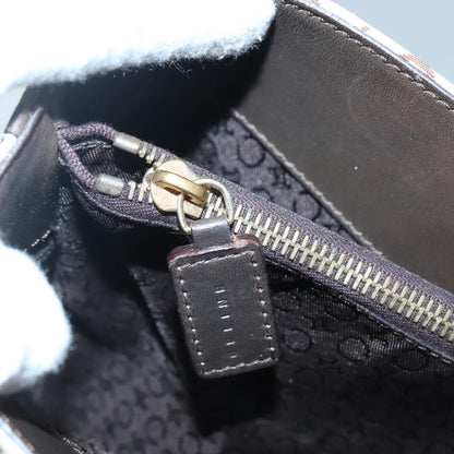 Celine Vintage Macadam Shopper Tote Leather, GOLD, CANVAS, Tote bag