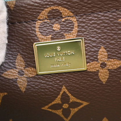 Louis Vuitton Venice Handbag Vernis with Monogram Canvas, GREEN, PATENT_LEATHER, Shoulder bag