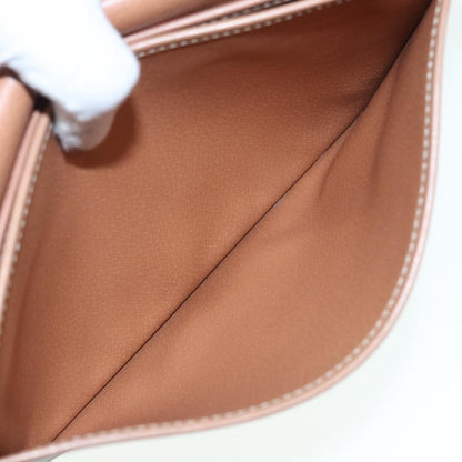 Celine Macadam Shoulder Bag PVC Leather, BROWN, CANVAS, Shoulder bag