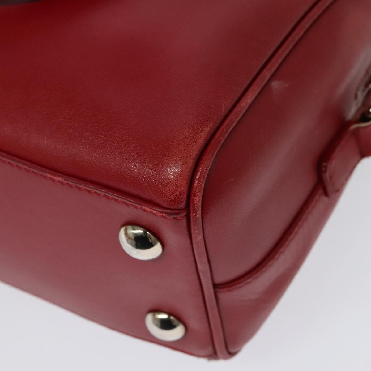 Saint Laurent Classic Baby Duffle Bag Leather, RED, LEATHER, Travel bag