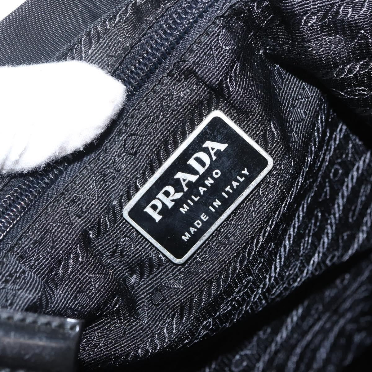 Prada Double Front Pocket Backpack Tessuto, BLACK, NYLON, Backpack