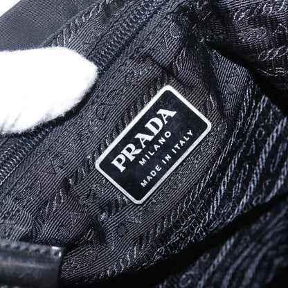 Prada Double Front Pocket Backpack Tessuto, BLACK, NYLON, Backpack