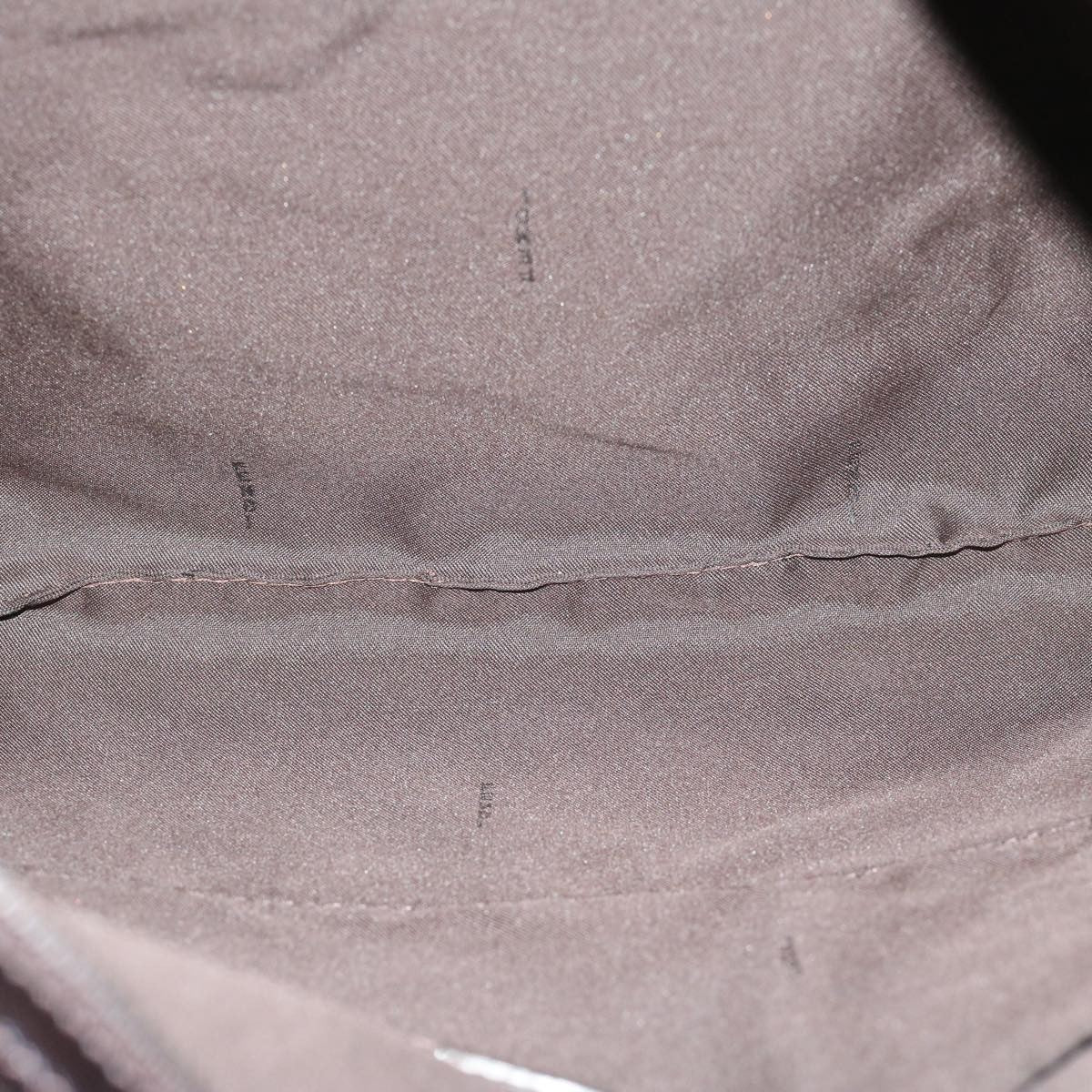 Fendi Vintage Zip Messenger Bag Zucca Canvas, BROWN, CANVAS, Shoulder bag