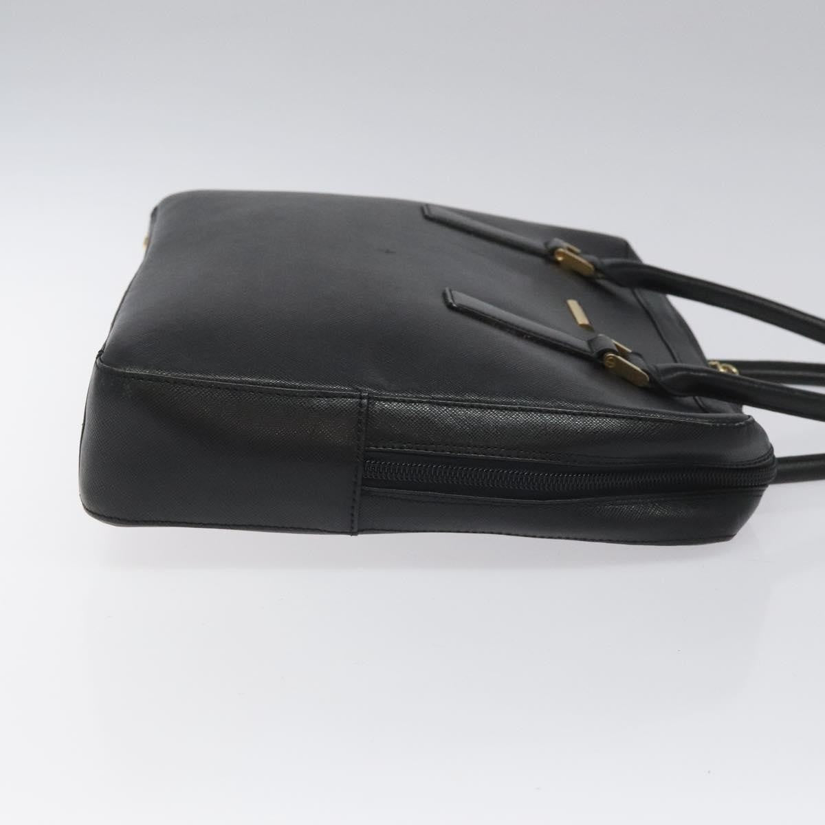 Burberry Vintage Handbag Leather, BLACK, LEATHER, Handbag