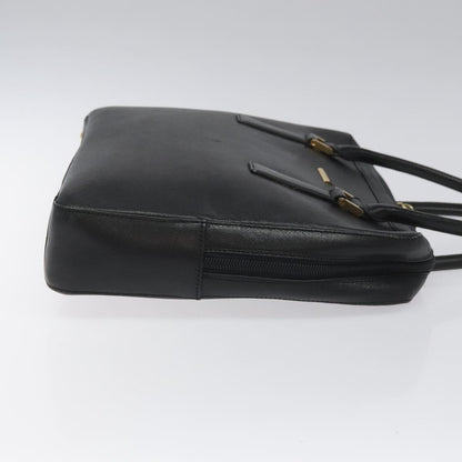 Burberry Vintage Handbag Leather, BLACK, LEATHER, Handbag