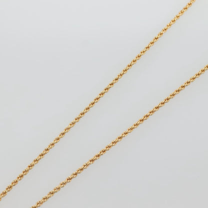 Christian Dior Logo Flower Necklace Metal, GOLD, METAL, Necklace