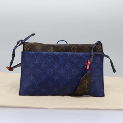 Louis Vuitton Outdoor Pouch Limited Edition Monogram Pacific Canvas, BLUE, CANVAS, Clutche & pouche