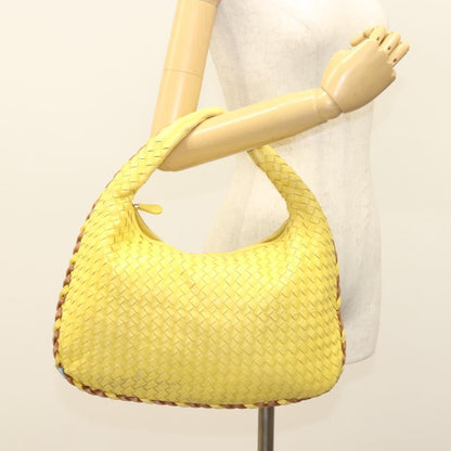 Bottega Veneta Veneta Hobo Intrecciato Nappa, YELLOW, LEATHER, Handbag