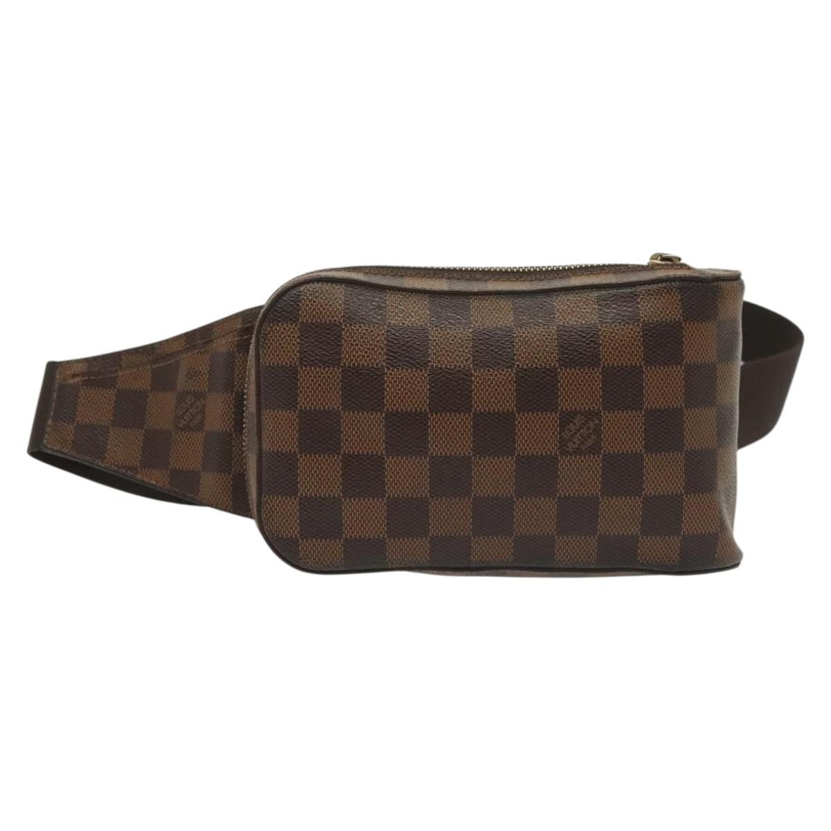Louis Vuitton Geronimos Waist Bag Damier, BROWN, CANVAS, Shoulder bag