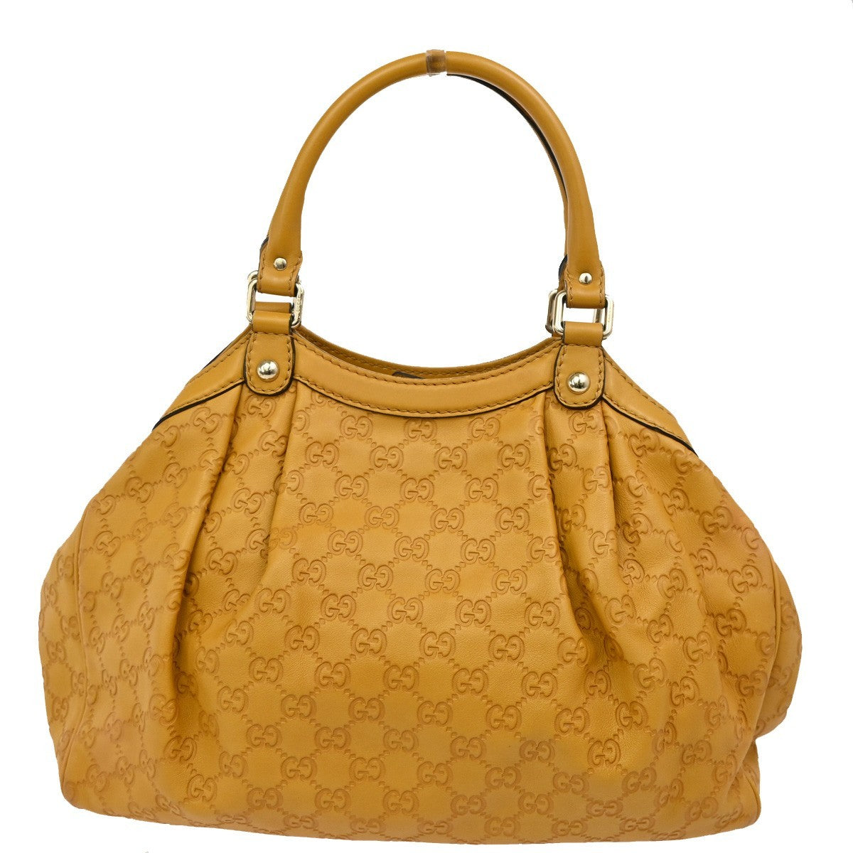 Gucci Sukey Tote Guccissima Leather, YELLOW, LEATHER, Tote bag