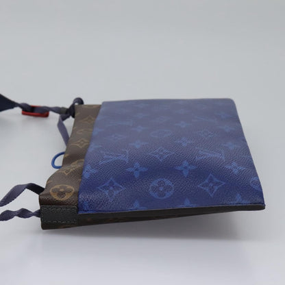 Louis Vuitton Outdoor Pouch Limited Edition Monogram Pacific Canvas, BLUE, CANVAS, Clutche & pouche