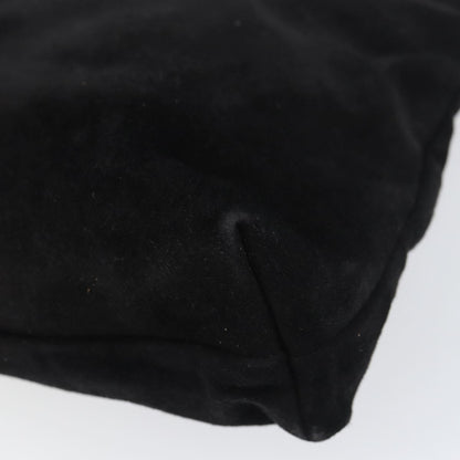 Salvatore Ferragamo Vala Shoulder Bag Suede, BLACK, SUEDE, Shoulder bag