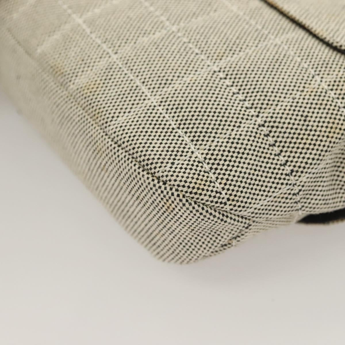 Chanel Camellia No.5 Flap Bag Canvas, GRAY, CANVAS, Handbag