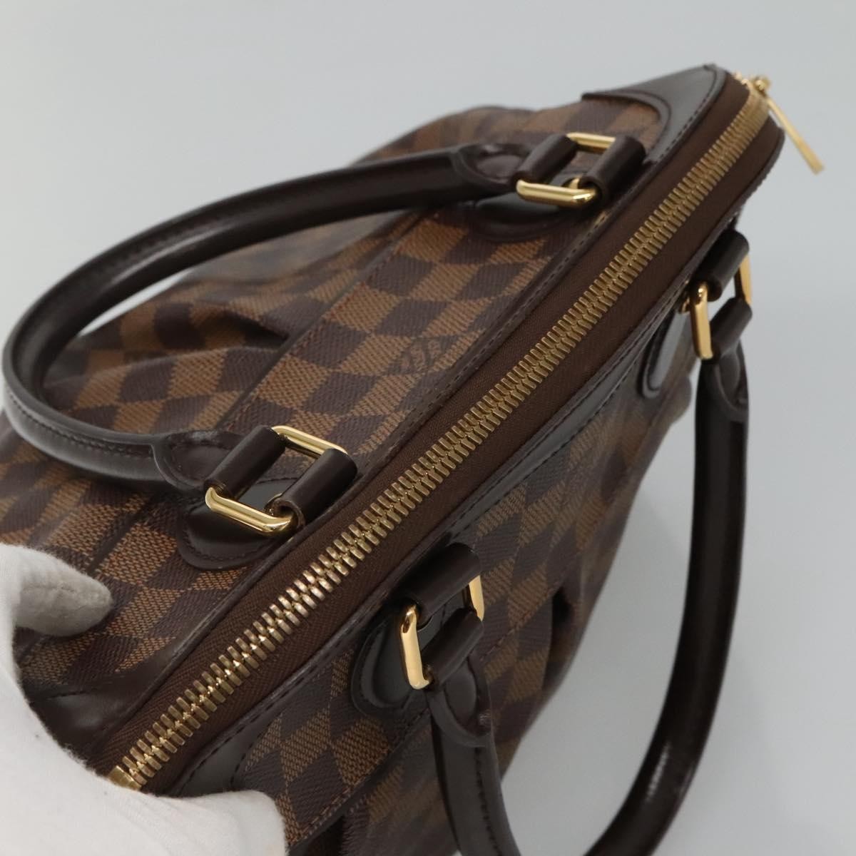 Louis Vuitton Trevi Handbag Damier, BROWN, CANVAS, Handbag