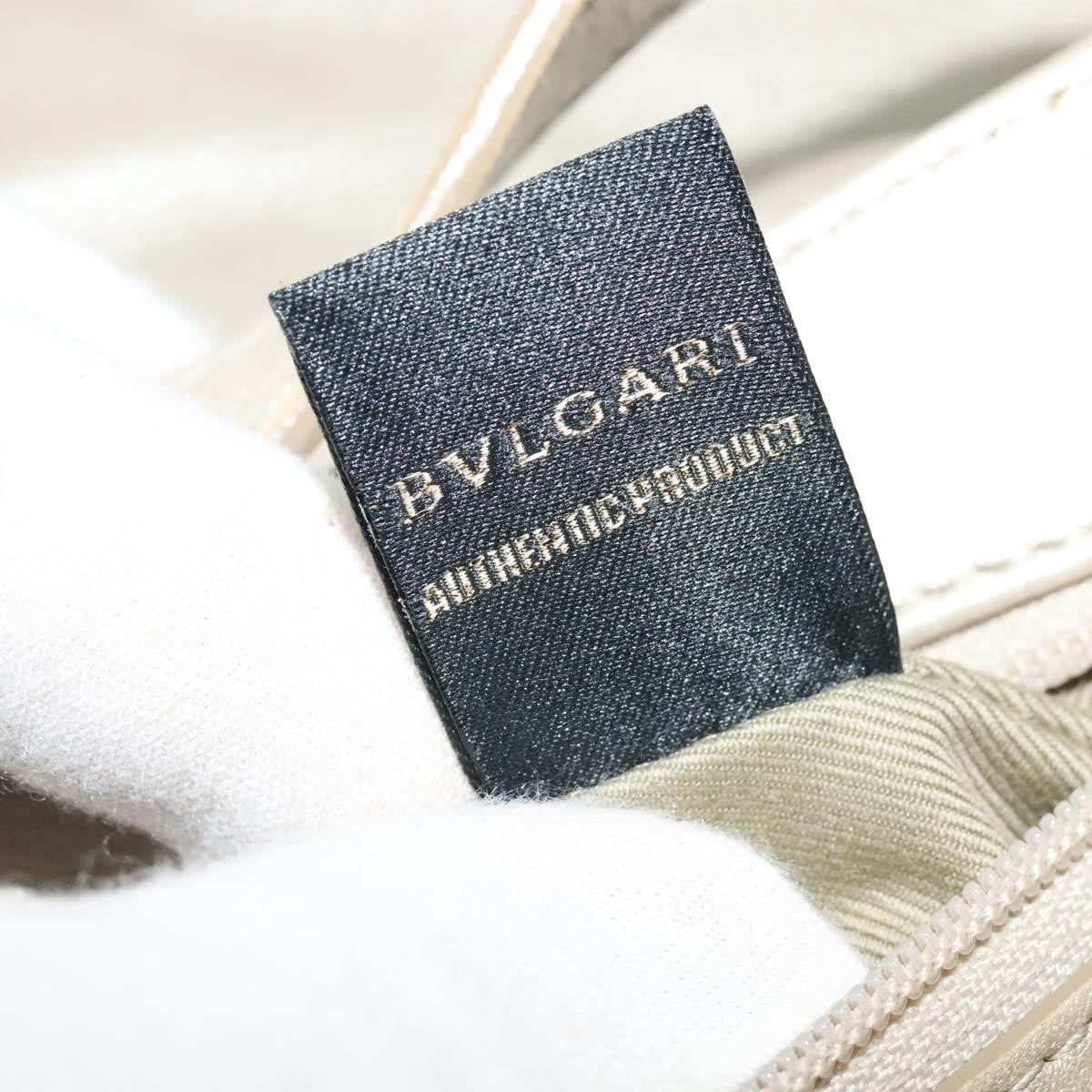 Bvlgari Chandra Flap Shoulder Bag Leather, SILVER, LEATHER, Shoulder bag