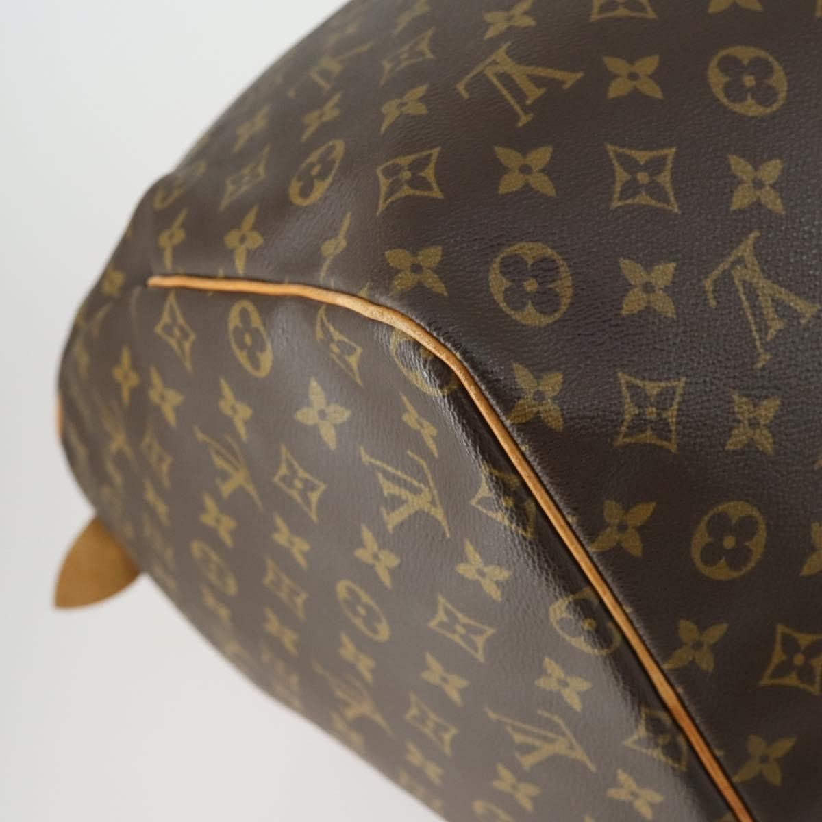 Louis Vuitton Keepall Bag Monogram Canvas, BROWN, CANVAS, Travel bag