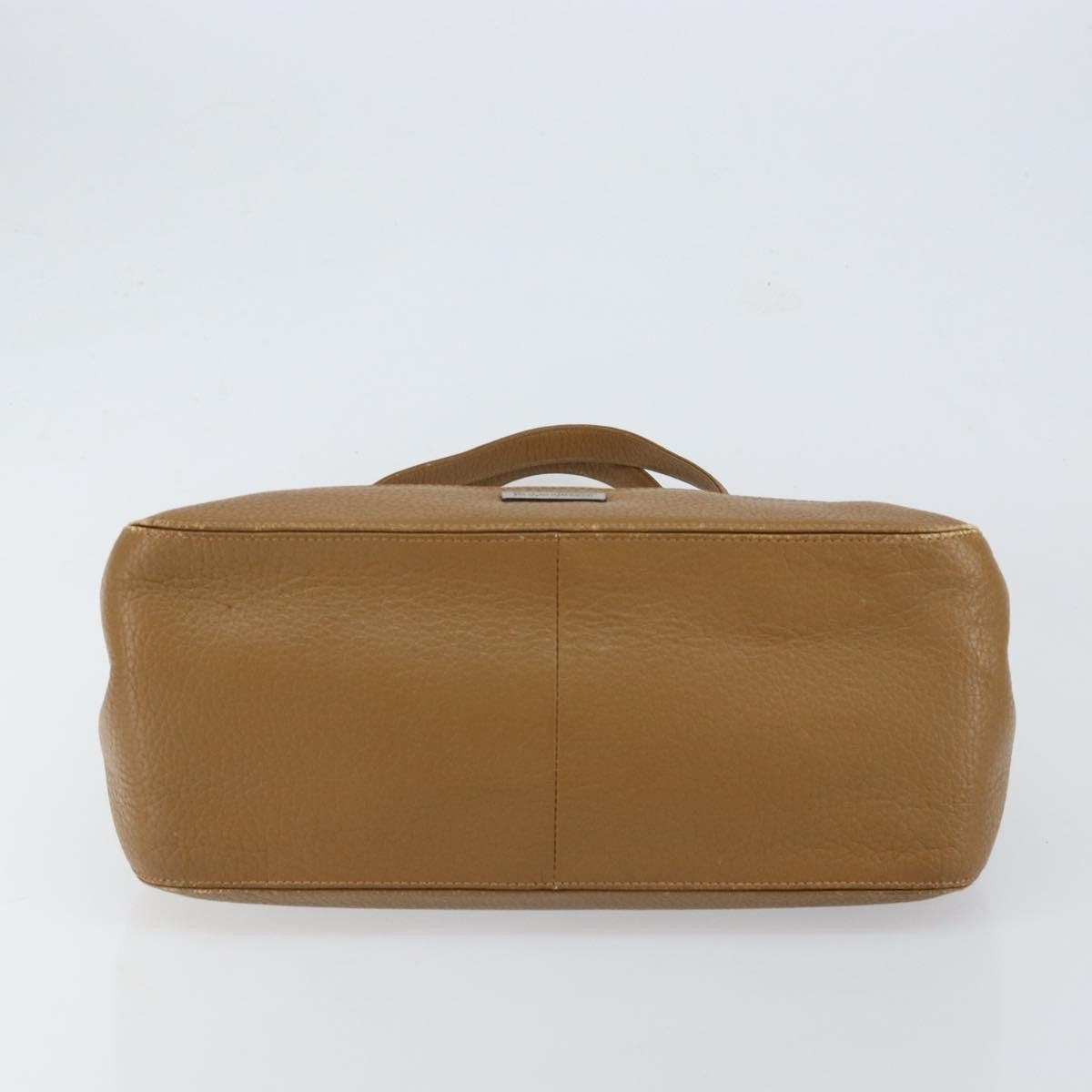 Saint Laurent Vintage Handbag Leather, BROWN, LEATHER, Handbag