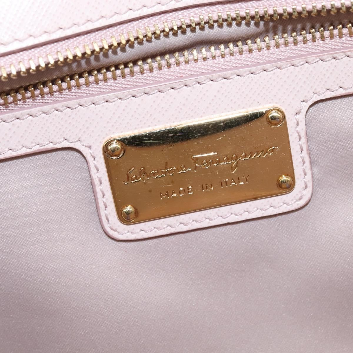 Salvatore Ferragamo Ginny Crossbody Bag Leather, PINK, LEATHER, Shoulder bag