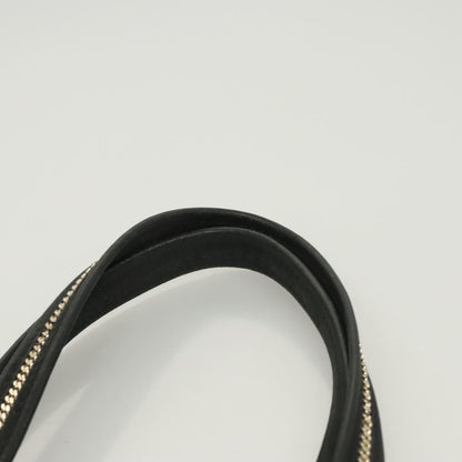 Fendi Vintage Convertible Tote Leather, BLACK, LEATHER, Tote bag