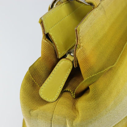 Salvatore Ferragamo Vala tote Canvas, YELLOW, CANVAS, Tote bag