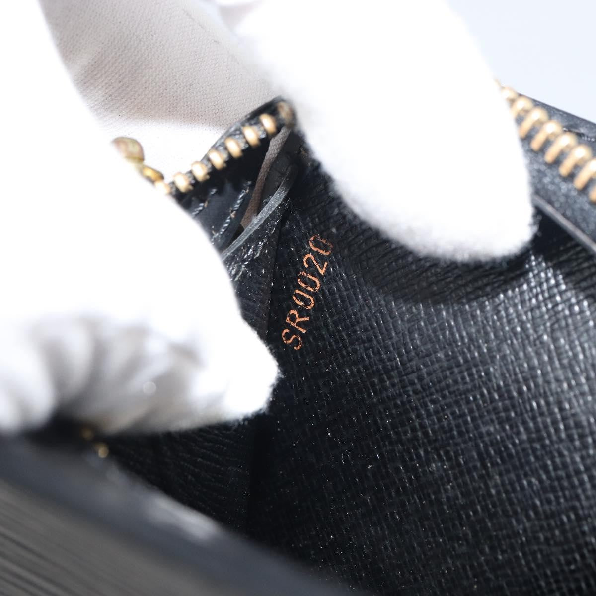 Louis Vuitton Pochette Homme Epi Leather, BLACK, LEATHER, Clutche & pouche