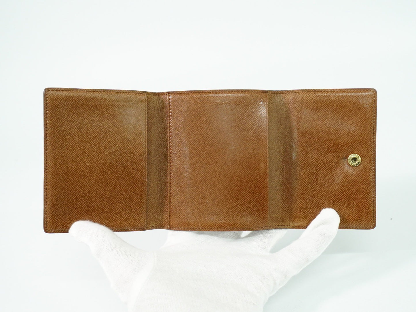 Louis Vuitton Porte Tresor Etui Papiers Wallet Monogram Canvas, BROWN, CANVAS, Card Holders