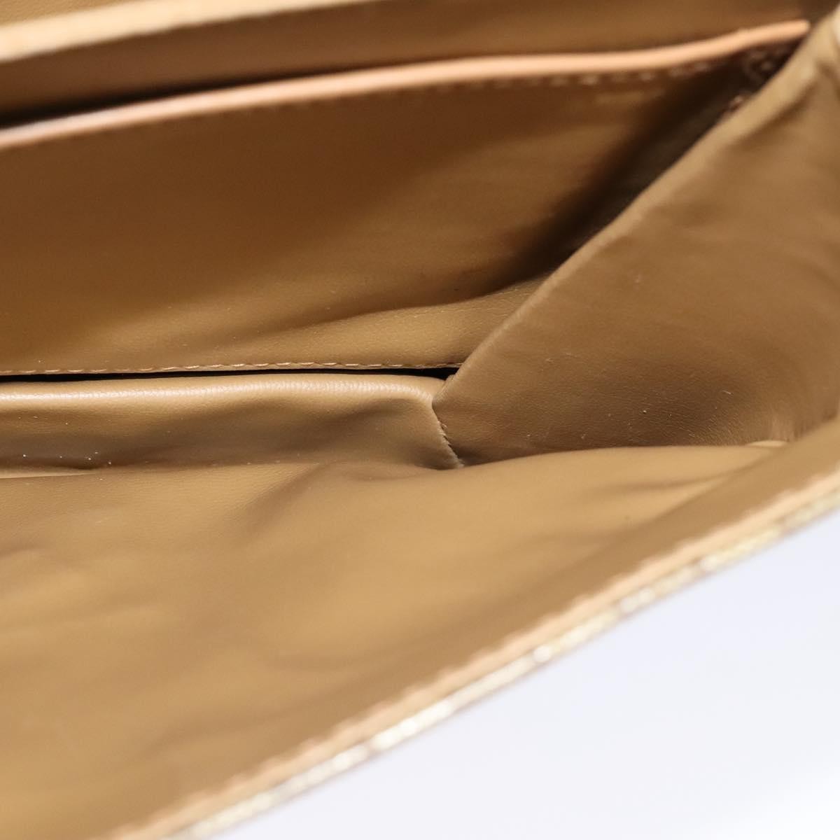 Celine Macadam Shoulder Bag PVC Leather, BEIGE, CANVAS, Shoulder bag