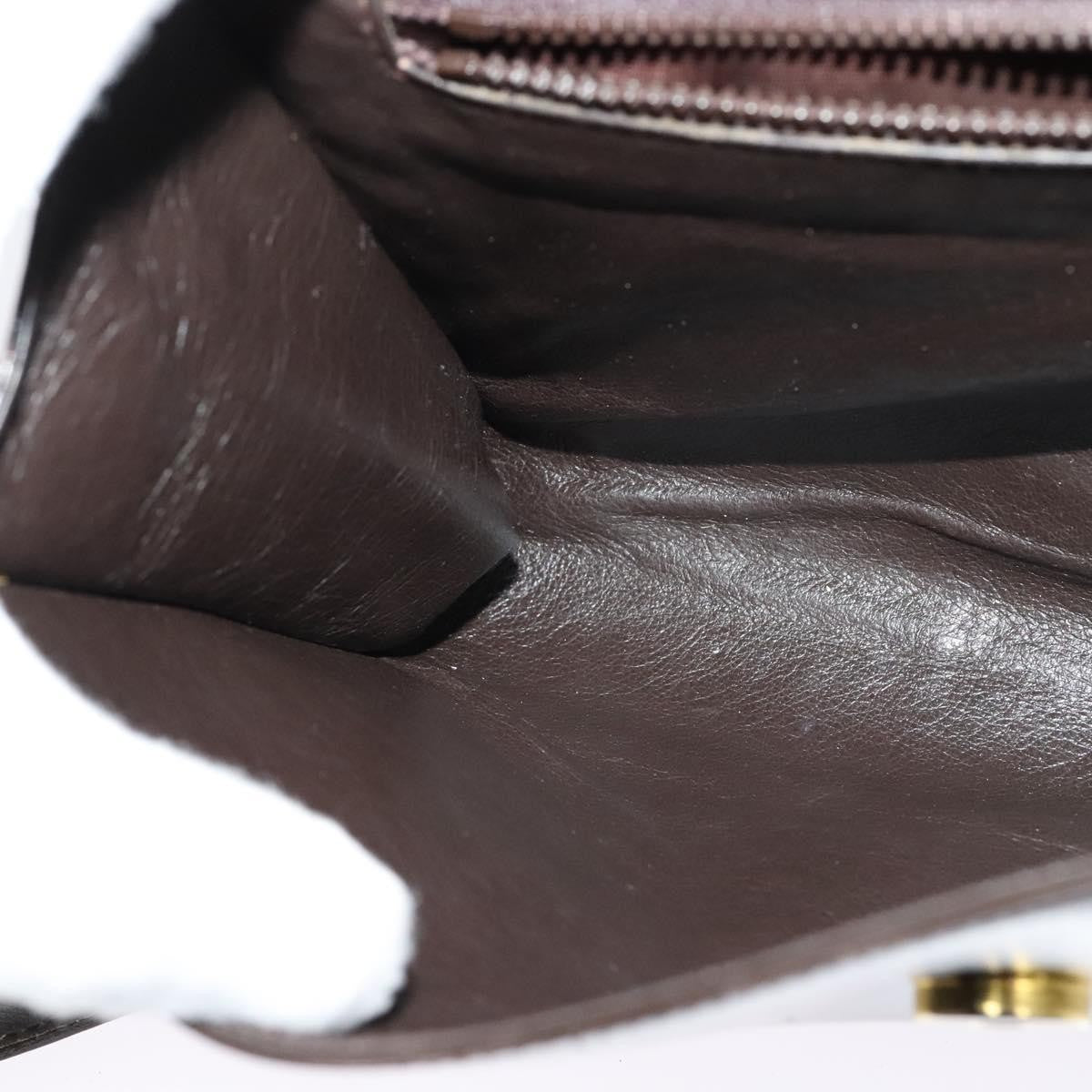 Celine Vintage Circle Logo Crossbody Bag Leather, BLACK, LEATHER, Shoulder bag