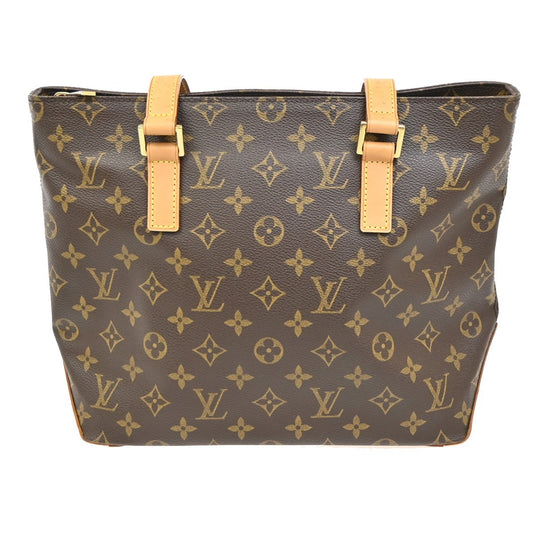 Louis Vuitton Cabas Piano Monogram Canvas, BROWN, CANVAS, Tote bag
