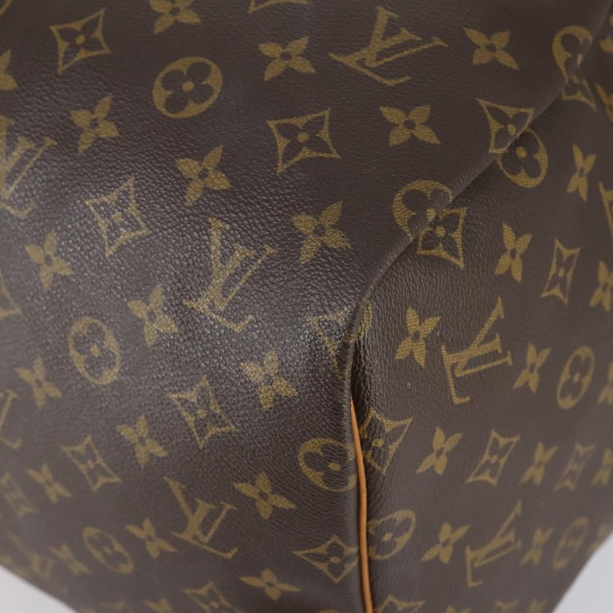 Louis Vuitton Keepall Bag Monogram Canvas, BROWN, CANVAS, Travel bag