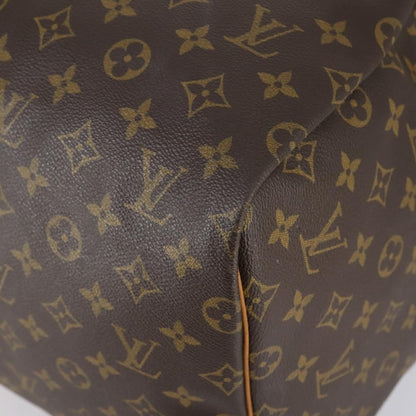 Louis Vuitton Keepall Bag Monogram Canvas, BROWN, CANVAS, Travel bag