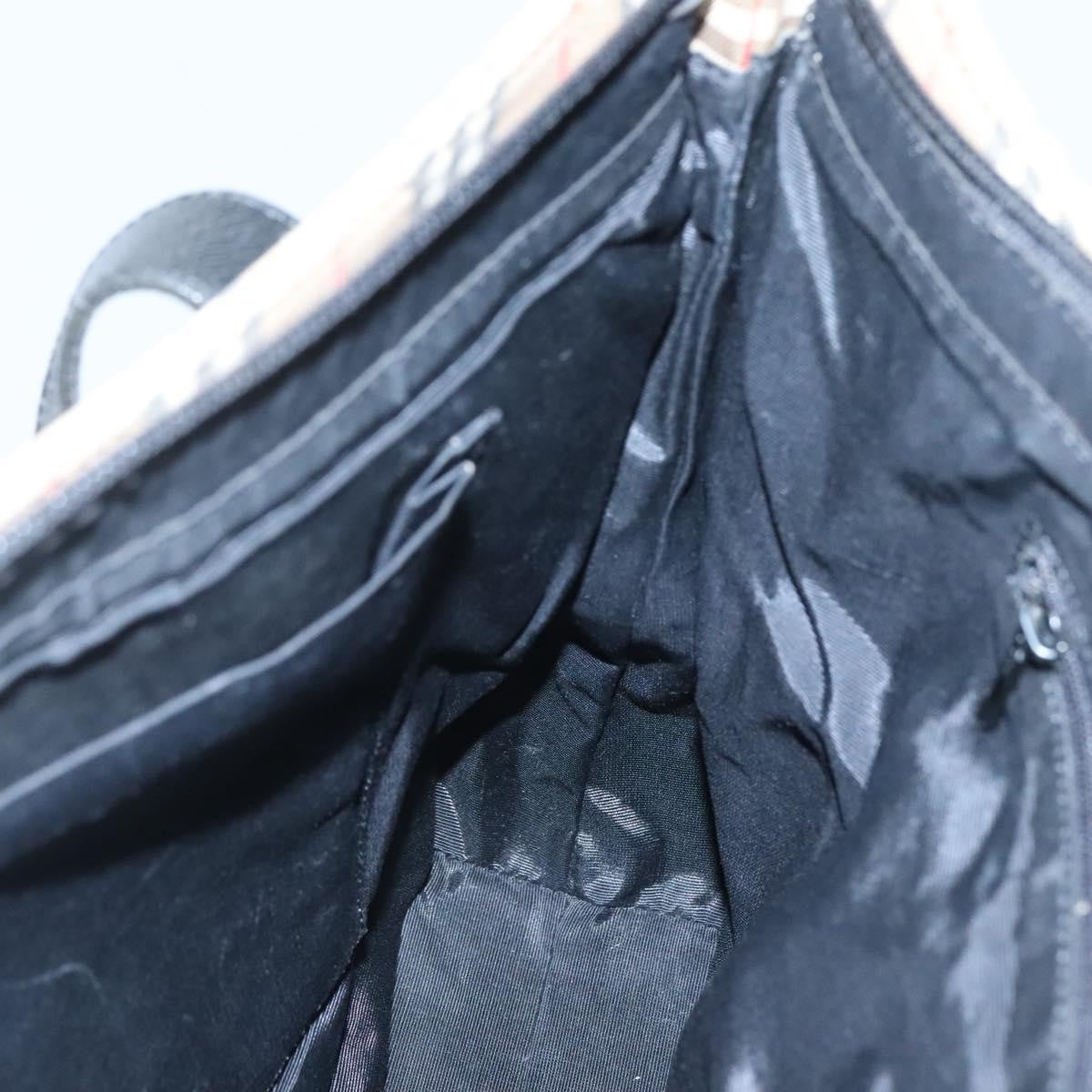 Burberry Nova Check Tote Canvas and Leather, BEIGE, CANVAS, Tote bag