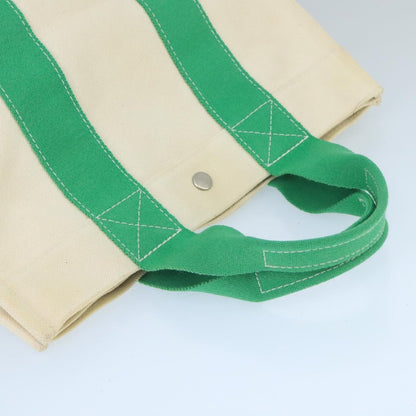 Hermes Bora Bora Tote Toile, GREEN, CANVAS, Tote bag