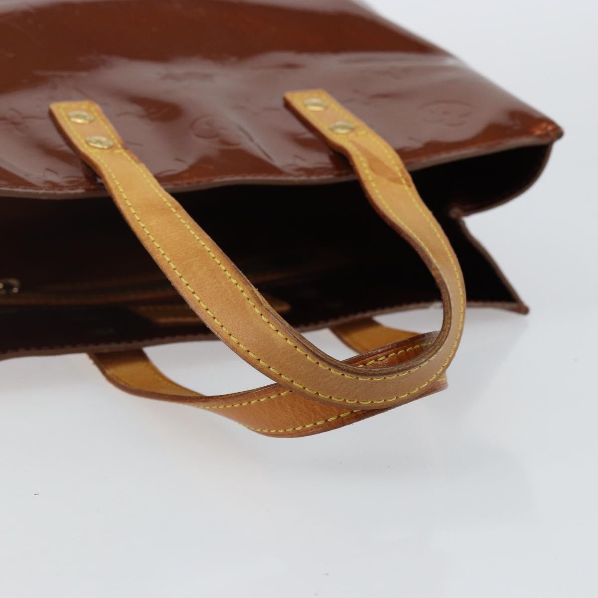Louis Vuitton Reade Handbag Monogram Vernis, BROWN, PATENT_LEATHER, Handbag