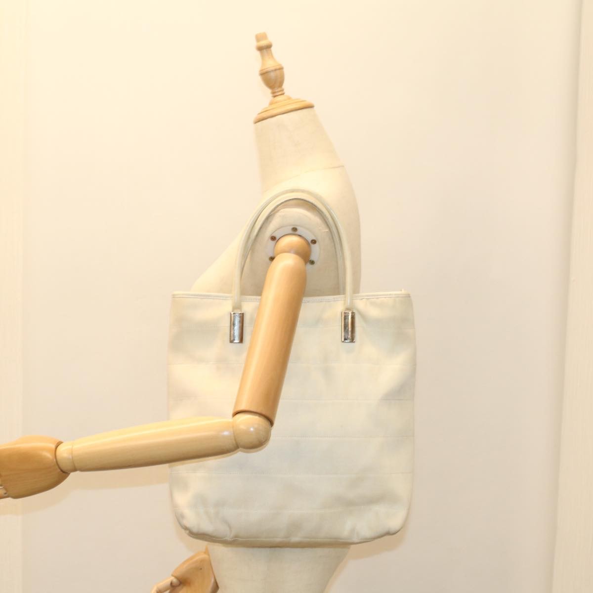 Gucci Tote Bag Nylon, WHITE, NYLON, Tote bag