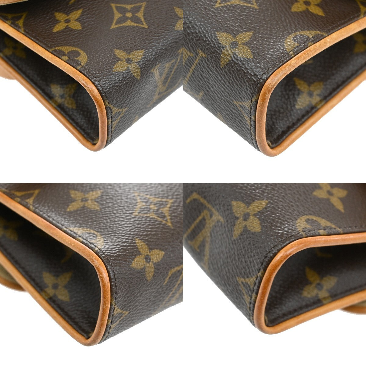 Louis Vuitton Florentine Waist Bag Monogram Canvas, BROWN, CANVAS, Crossbody bag