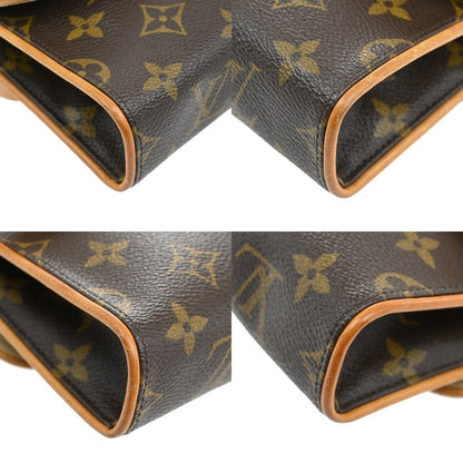 Louis Vuitton Florentine Waist Bag Monogram Canvas, BROWN, CANVAS, Crossbody bag