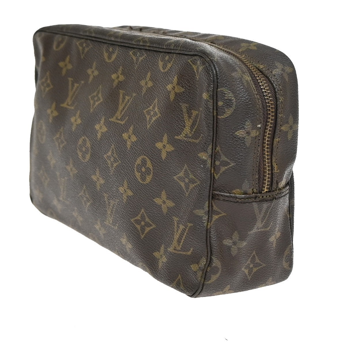 Louis Vuitton Trousse Toilette Monogram Canvas, BROWN, CANVAS, Clutche & pouche