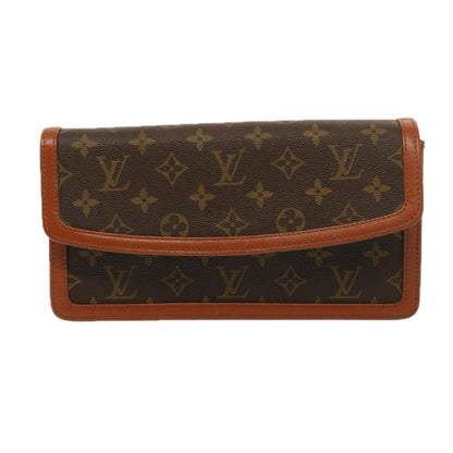 Louis Vuitton Dame Pochette Monogram Canvas, BROWN, CANVAS, Clutche & pouche