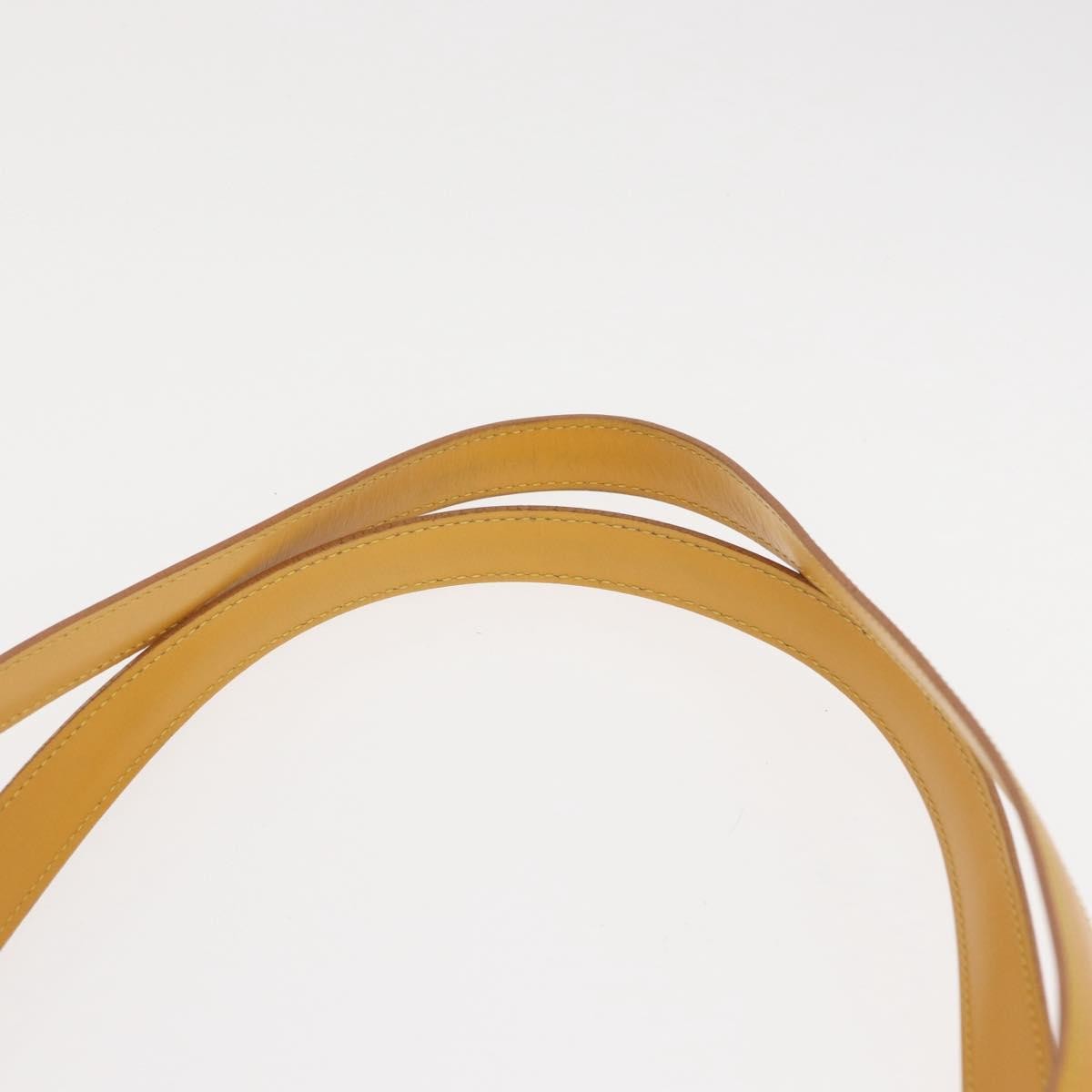 Louis Vuitton Saint Jacques Handbag Epi Leather, YELLOW, LEATHER, Shoulder bag