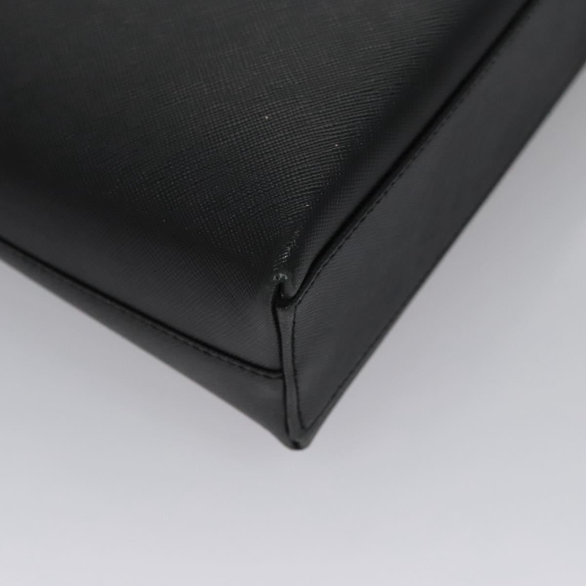 Salvatore Ferragamo Gancini Shoulder Bag Leather, BLACK, LEATHER, Shoulder bag